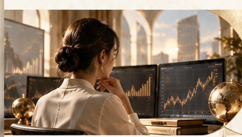Quantitative analyst at work