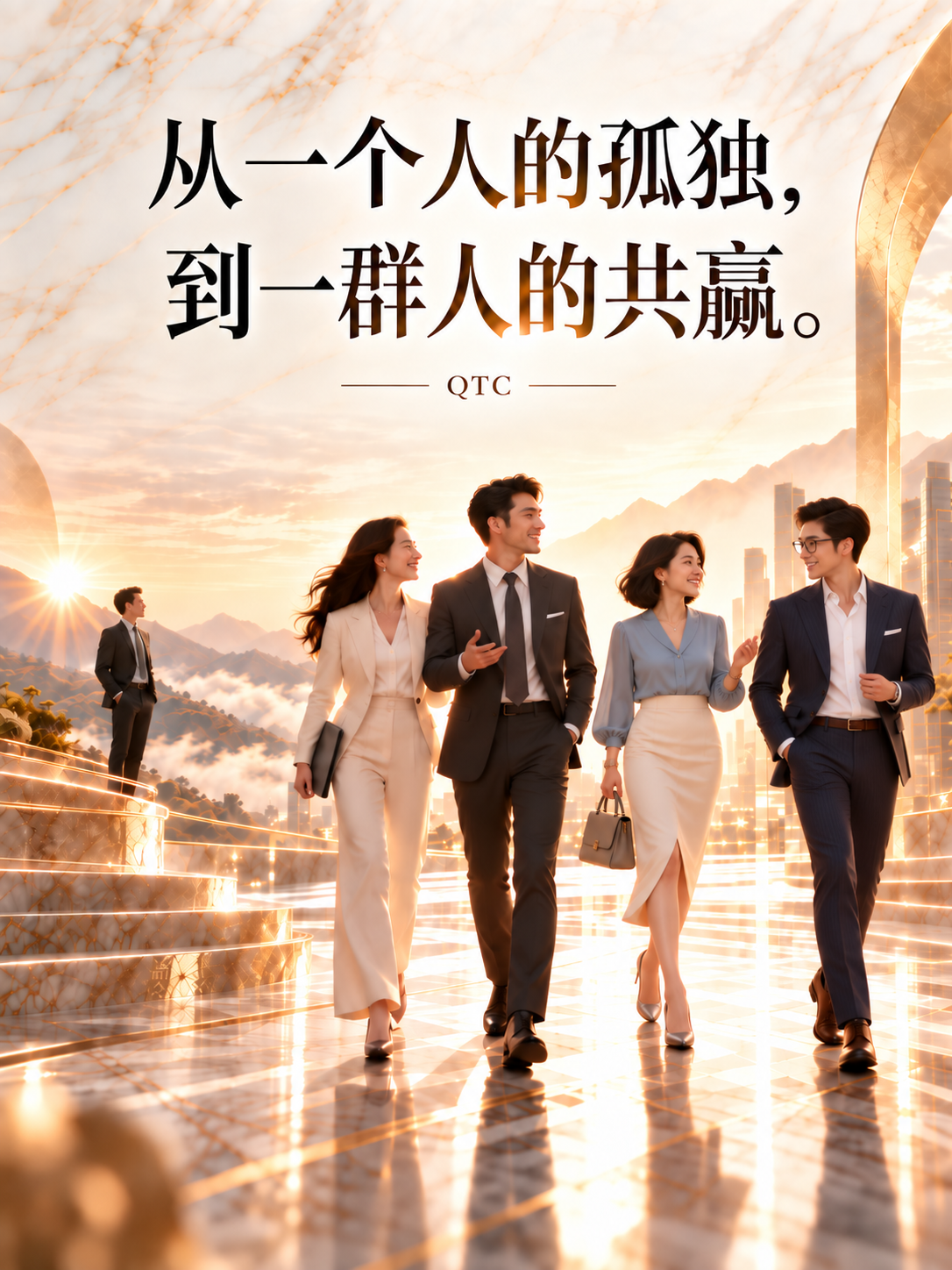 从一个人的孤独，到一群人的共赢。QTC community